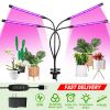 Grow Lights for Indoor Plants, iMounTEK 80W 80 LEDs Plant Lights with Red Blue Full Spectrum 10 Dimmable Level 360°Adjustable Gooseneck 3/6/12H Timer