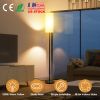 74.8in Tall Floor Lamp with Shade 3200K Warm Yellow Light Modern Standing Lamp Decorative Lamp with Foot Switch 6W Bulb for Bedroom Living Room