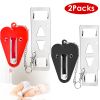 2Pcs Portable Travel Door Lock Home Hotel Apartment Security Lock Anti Theft Security Tool Door Safety Latch Lock