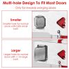 2Pcs Portable Travel Door Lock Home Hotel Apartment Security Lock Anti Theft Security Tool Door Safety Latch Lock
