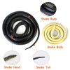 2Pcs 50in Long Realistic Rubber Snakes Toy Thick Durable Fake Snake Prank Toy For Halloween Decoration Trick Game