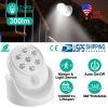 Wireless LED Spotlight 90 ° Motion Sensor Night Lamp 360°Rotate Cordless Stairs Lights Battery Operated w/23ft Sensing Range for Closet Bathroom