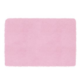 Fluffy Bedroom Rug 4’ x 2.6’ Anti-Skid Shaggy Area Rug Decorative Floor Carpet Mat for Nursery Bedroom Living Room (Option: RugFloorMatPink)