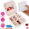 Mini Jewelry Storage Box Portable Ring Earring Necklace Storage Travel Case PU Leather Jewelry Organizer Gift