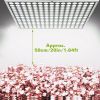 45W LED Grow Light Panel 225 LEDs Plant Grow Lamp Light with Rope Hanger for Indoor Greenhouse Hydroponic Plants Veg Flower Fruits US Plug