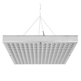 45W LED Grow Light Panel 225 LEDs Plant Grow Lamp Light with Rope Hanger for Indoor Greenhouse Hydroponic Plants Veg Flower Fruits US Plug (Option: 225LEDGrowLightBLUWHT)