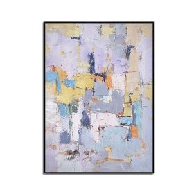 Colorful Geometric Abstract Painting Modern Canvas Poster Minimalist Wall Art Pictures For Living Room Aisle Studio Decor (size: 150x220cm)