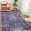 LOOM & LUXE 8x10 Area Rug, Washable Rug, Low-Pile, Non-Slip, Non-Shedding, Foldable, Kid & Pet Friendly - Area Rugs for living room, bedroom