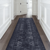 LOOM & LUXE 2'6''x10' Runner, Washable Rug, Low-Pile, Non-Slip, Non-Shedding, Foldable, Kid & Pet Friendly - Area Rugs for living room, bedroom