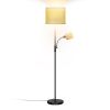 67.32In Mother Daughter Floor Lamp with Linen Shade 3200K Brightness 360° Adjustable Reading Light Modern Decoration Standing Lamp for Living Room Bed