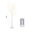 Lighted Birch Tree Artificial White Birch Twig Tree with 8 Warm White Lighting Modes for Wedding Party Christmas Holiday Festival Home Decoration