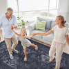 LOOM & LUXE 2'6''x10' Runner, Washable Rug, Low-Pile, Non-Slip, Non-Shedding, Foldable, Kid & Pet Friendly - Area Rugs for living room, bedroom